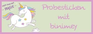 Probesticken mit binimey